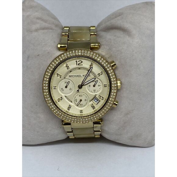 Michael Kors Parker MK5632 Womens Stainless Steel Analog Dial Quartz Watch MP777 - Picture 1 of 12